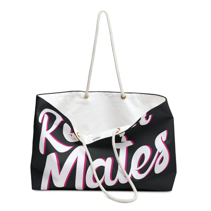 Weekender Beach Bag | All Over Print Bag | Black & White RevelMates Design