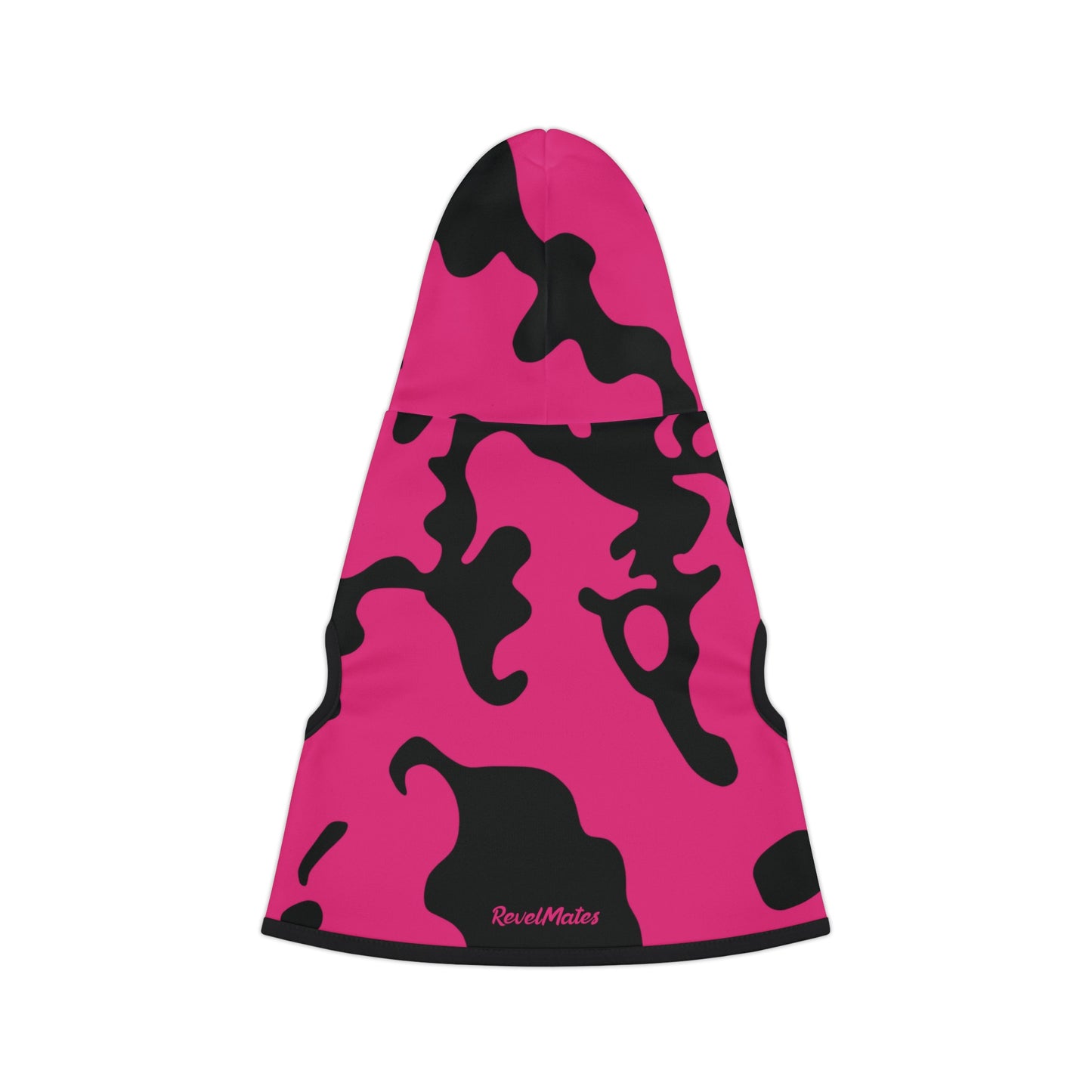 Pet Hoodie | for Dogs and Cats | Camouflage Fuchsia & Black Design