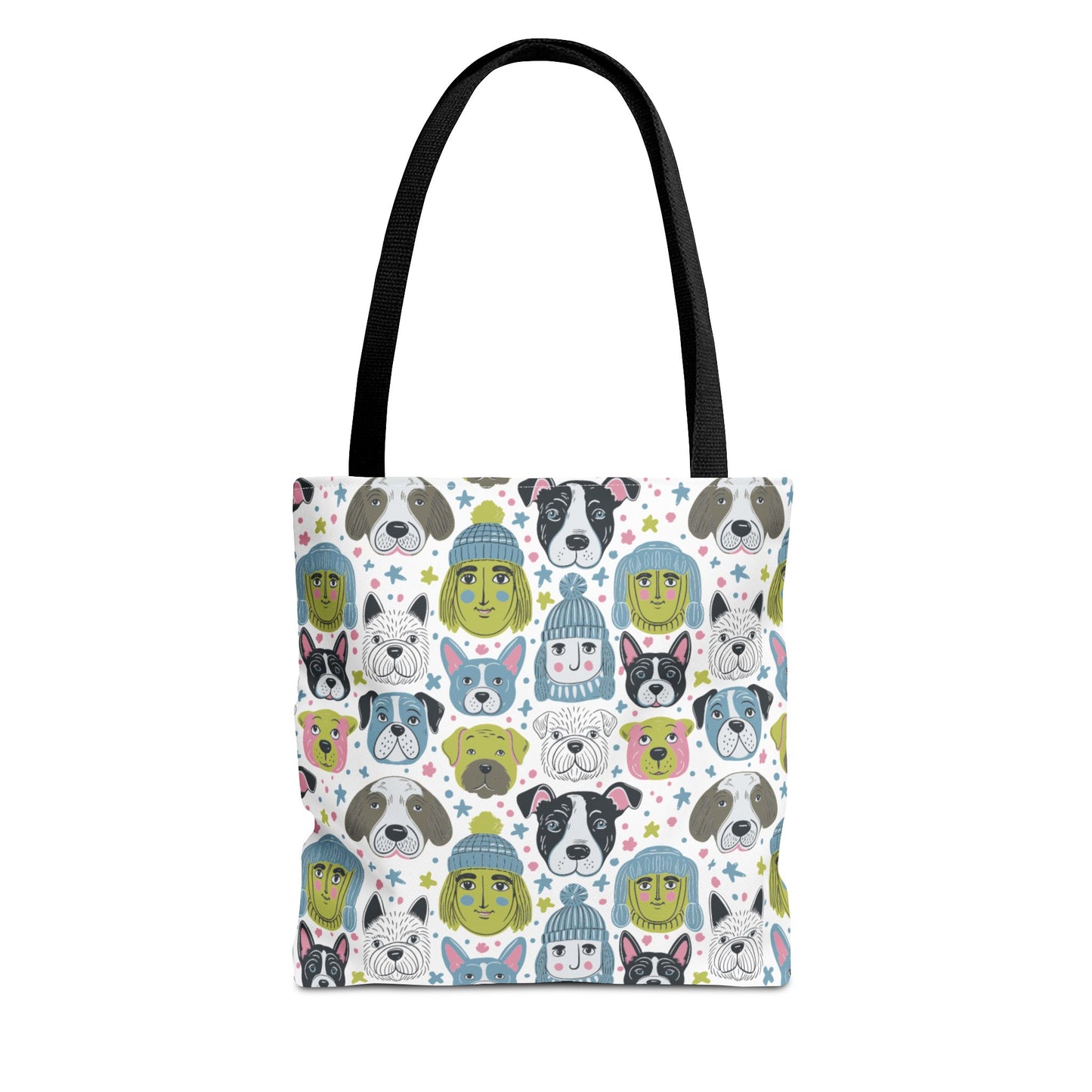 Tote Bag | Winter Doggies Design