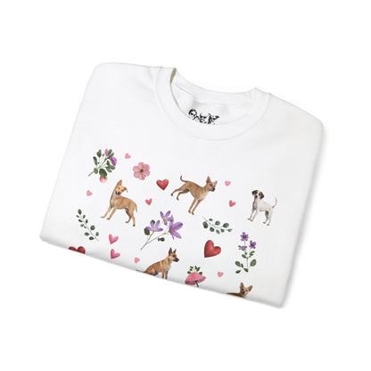 Unisex Heavy Blend Crewneck Sweatshirt | Puppy Love Design