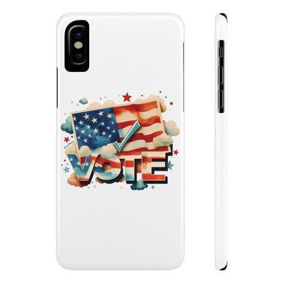 Slim Phone Case | VOTE Watercolor Design | US Elections