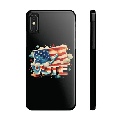 Slim Phone Case | VOTE Watercolor Design | US Elections