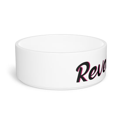 Pet Bowl 16oz (473ml) | White & Black RevelMates Design