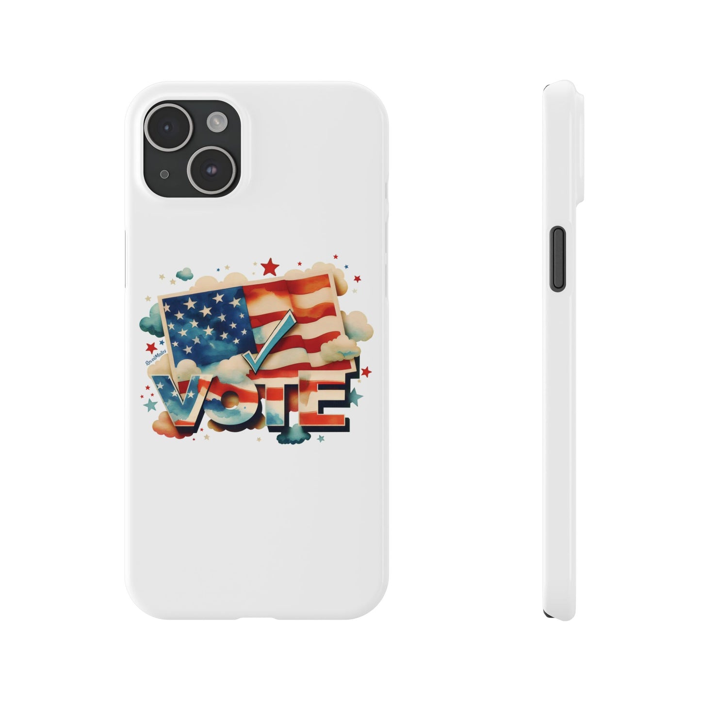 Slim Phone Case | VOTE Watercolor Design | US Elections