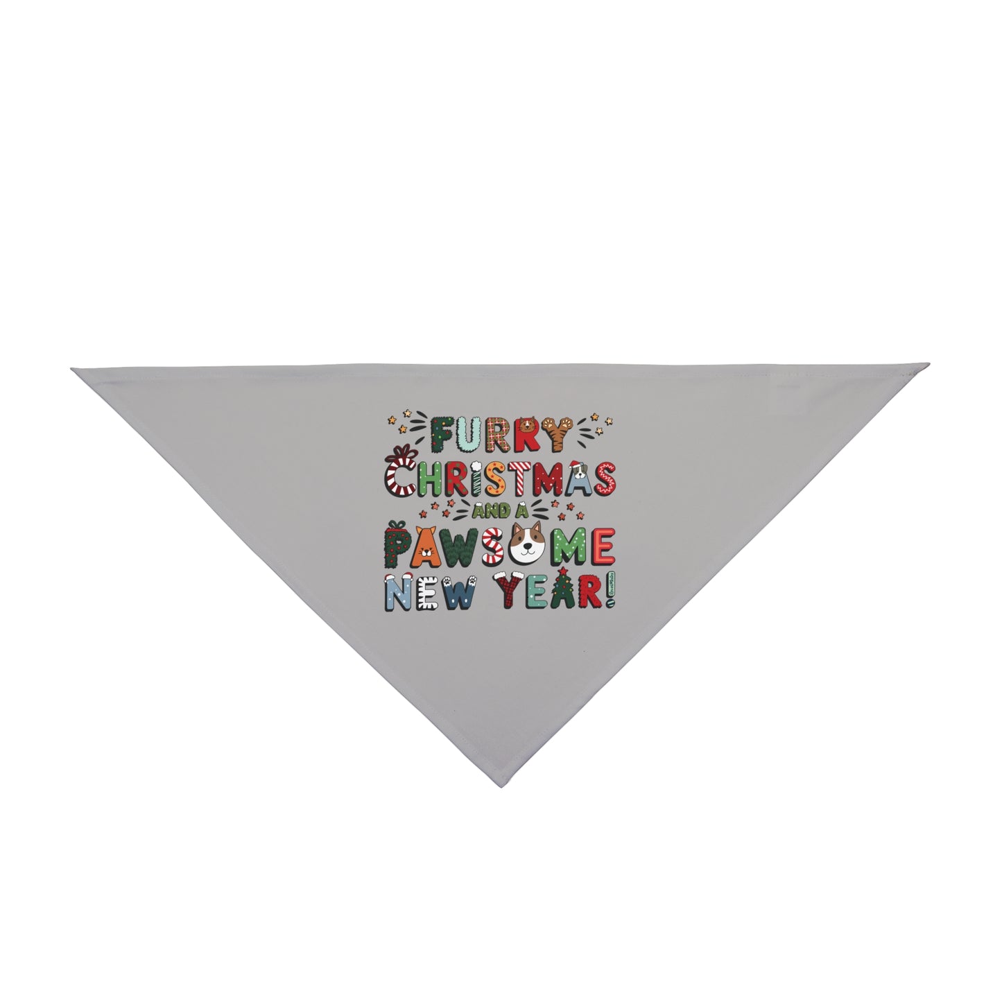 Pet Bandana | Furry Christmas Design | 8 colors