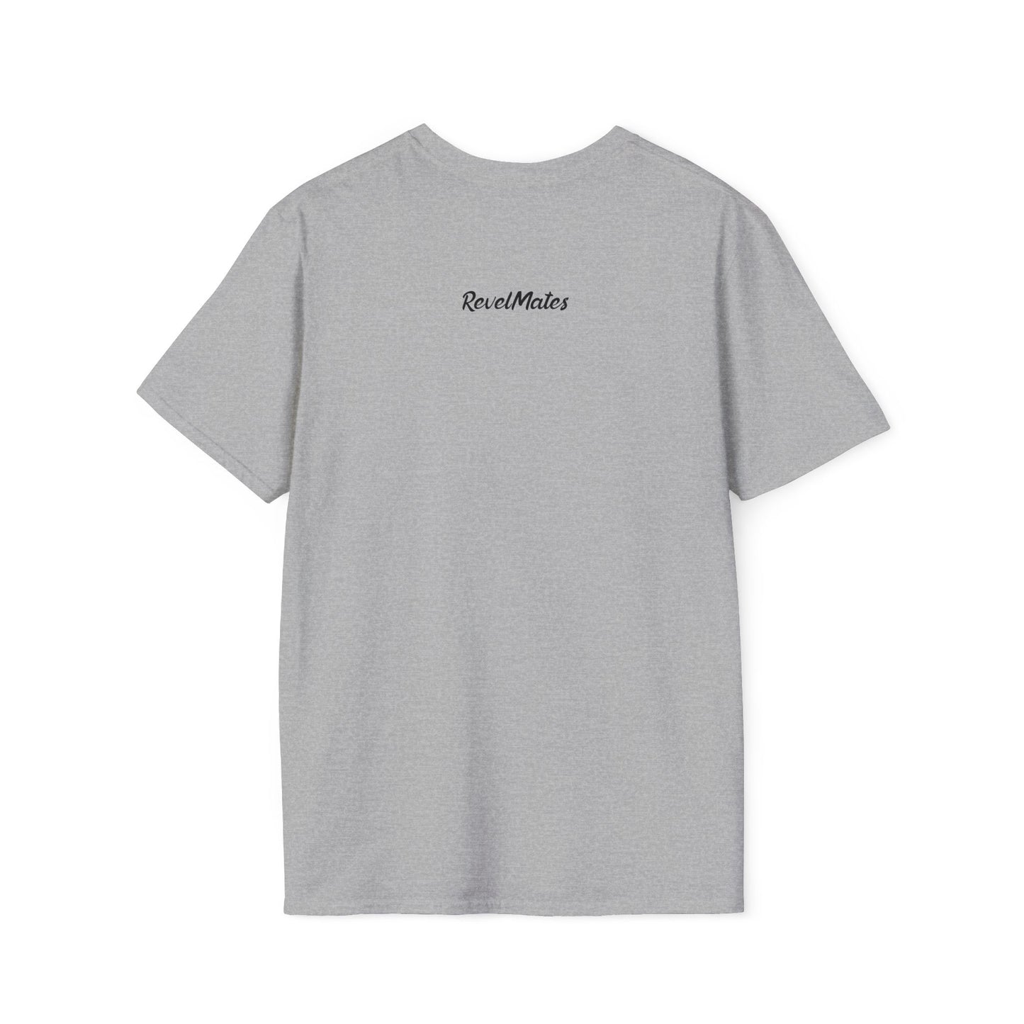 Unisex Softstyle T-Shirt | White & Black RevelMates Square Design | 4 colors