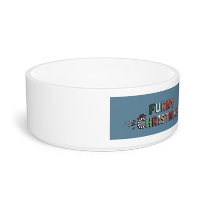 Pet Bowl 16oz (473ml) | Furry Christmas Design | 8 colors