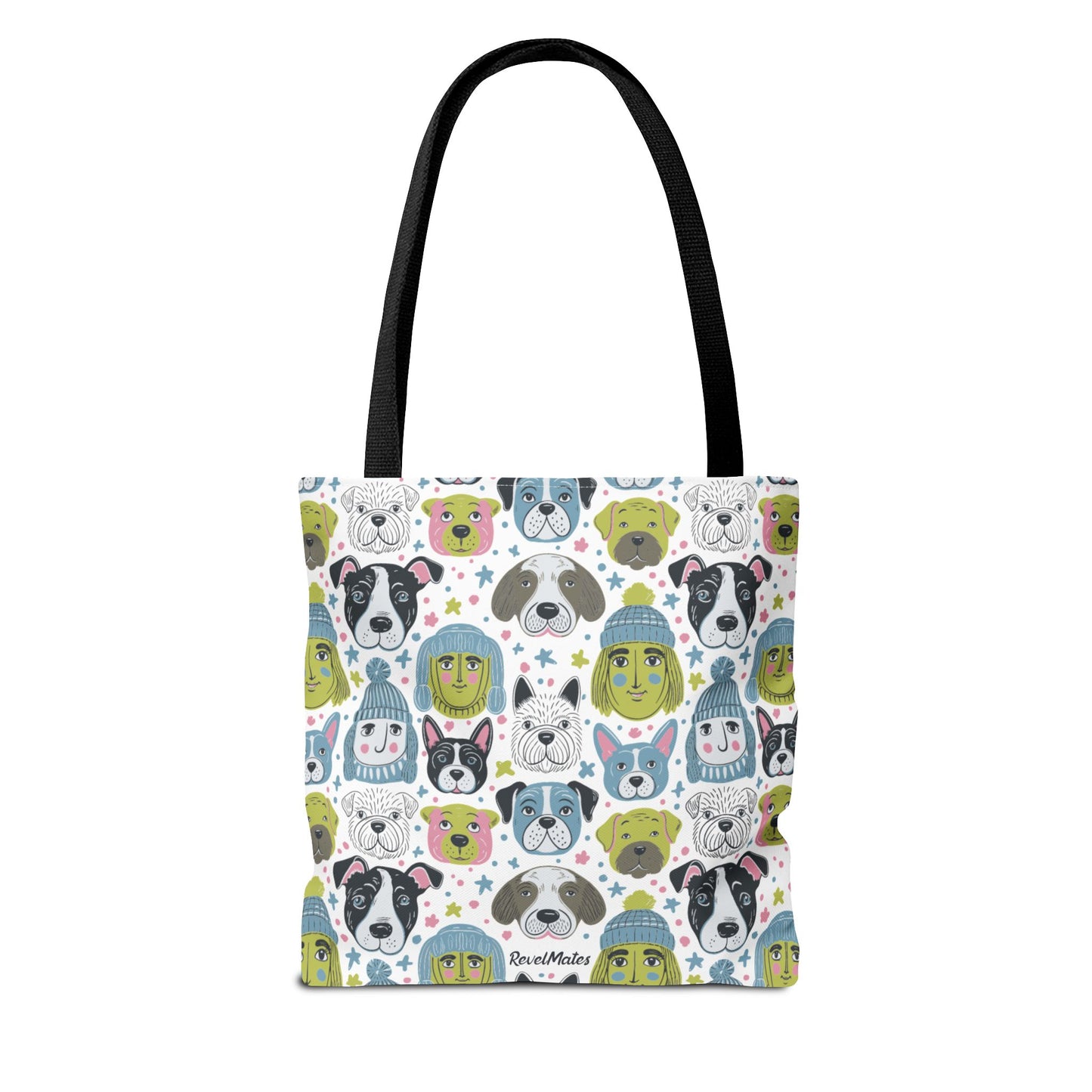 Tote Bag | Winter Doggies Design