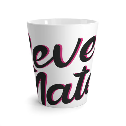 Latte Mug 12oz (350 ml) | White & Black RevelMates Design