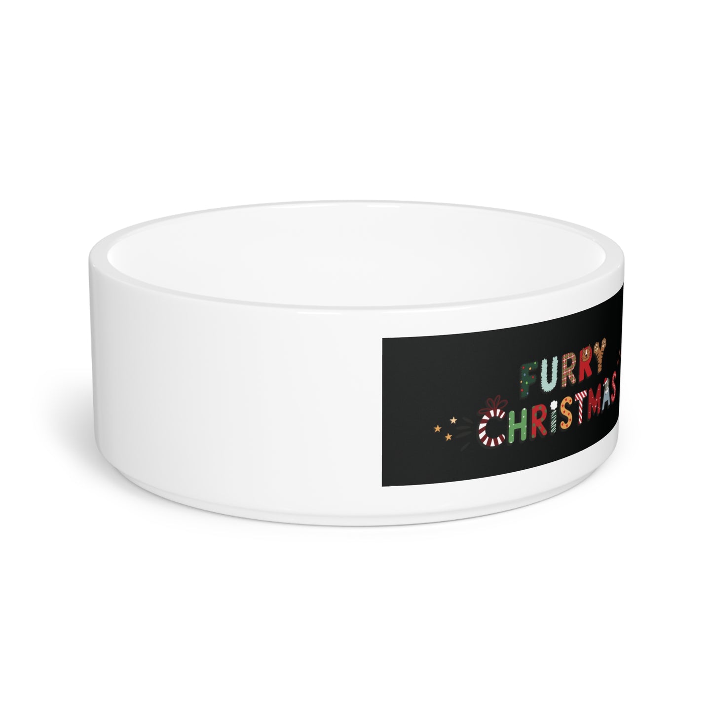 Pet Bowl 16oz (473ml) | Furry Christmas Design | 8 colors