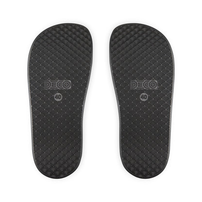 Men's Removable Strap Sandals | Black & White RevelMates Design