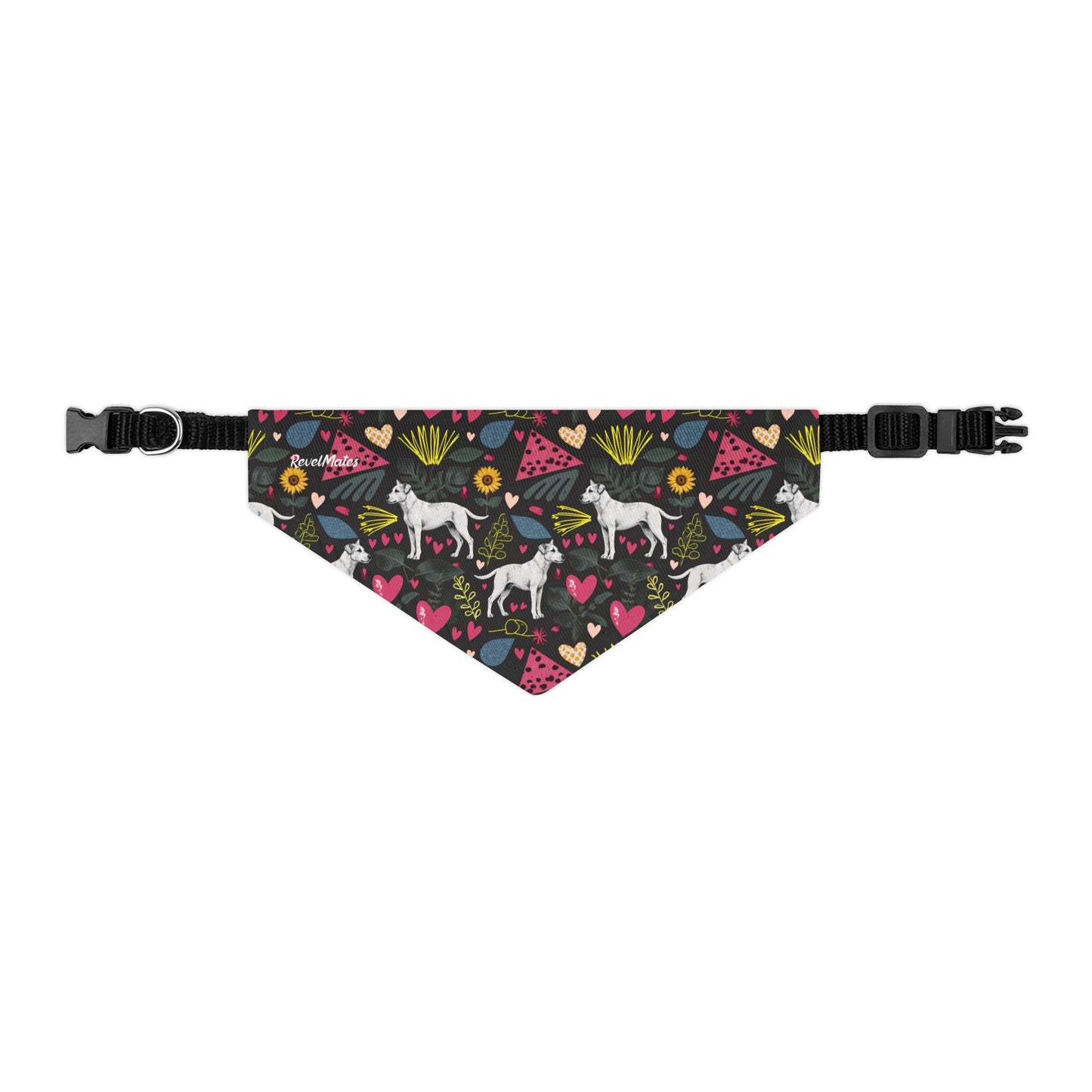 Pet Bandana Collar | Hearts & Tails Design