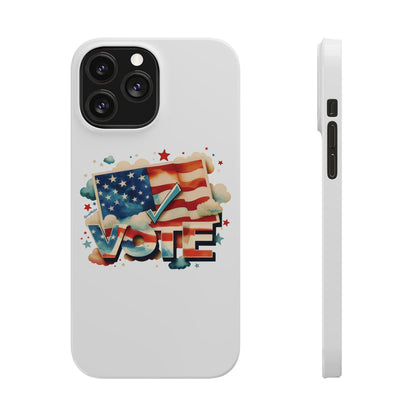 Slim Phone Case | VOTE Watercolor Design | US Elections