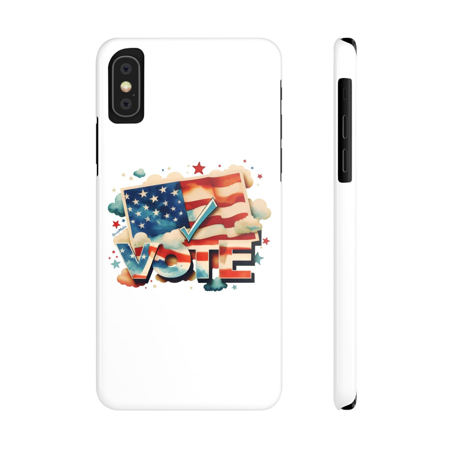 Slim Phone Case | VOTE Watercolor Design | US Elections