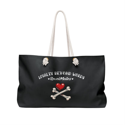 Weekender Beach Bag | All Over Print Bag | Dog Skull Tattoo Design | 4 colors