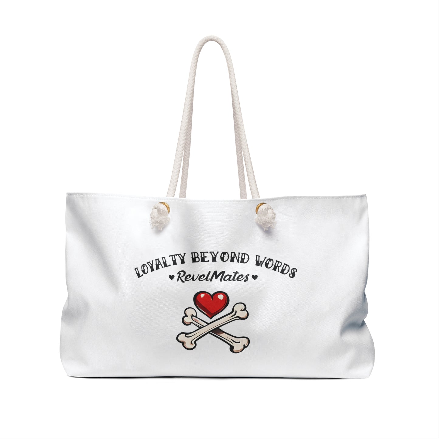 Weekender Beach Bag | All Over Print Bag | Dog Skull Tattoo Design | 4 colors