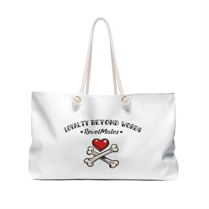 Weekender Beach Bag | All Over Print Bag | Dog Skull Tattoo Design | 4 colors