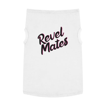 Pet T-Shirt | White & Black RevelMates Square Design | 4 colors