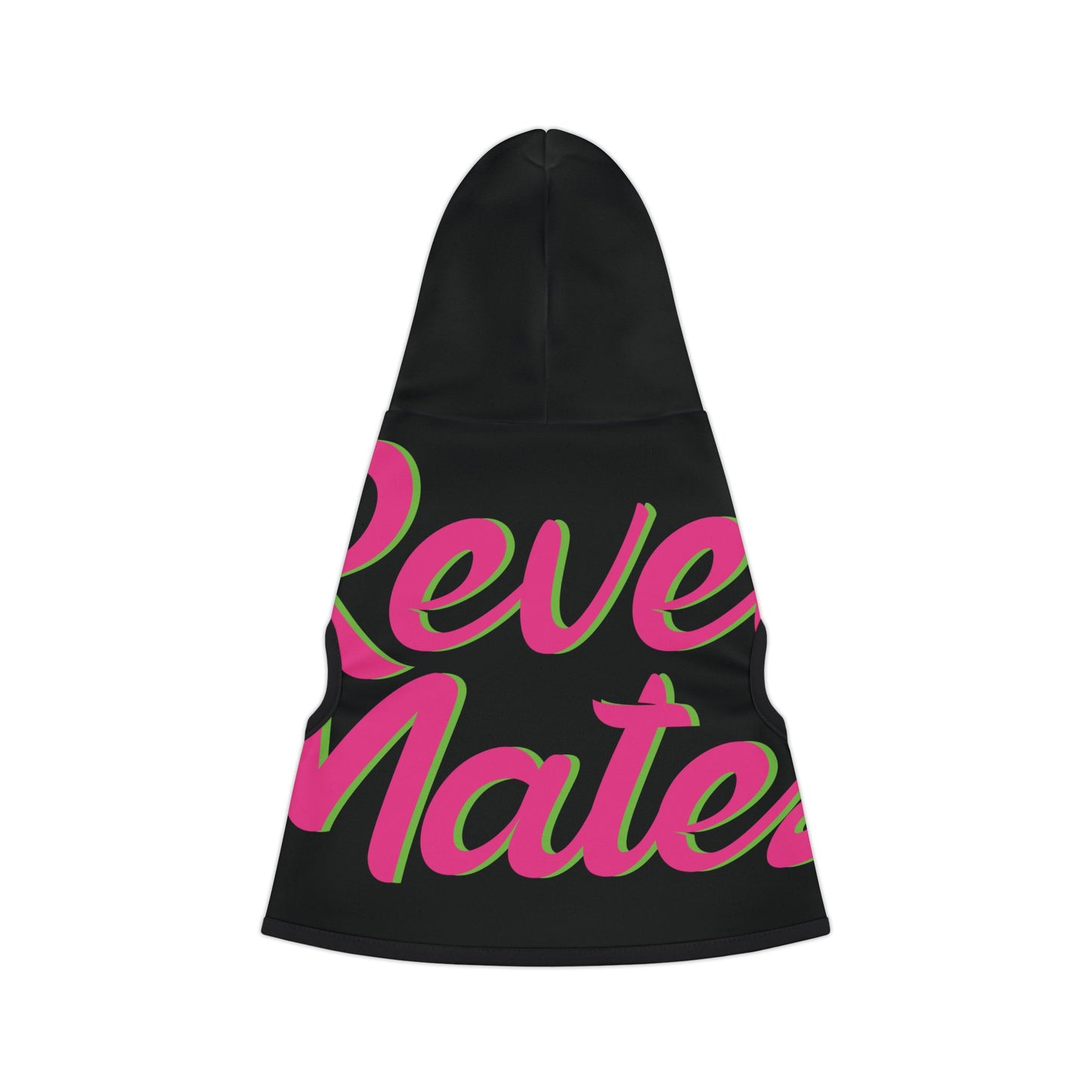 Pet Hoodie | for Dogs and Cats | Black & Fuchsia RevelMates Design