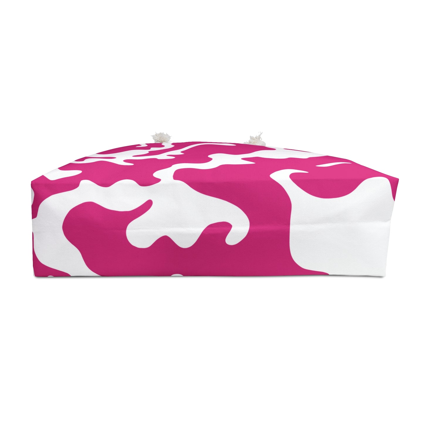 Weekender Beach Bag | All Over Print Bag | Camouflage Fuchsia & White Design