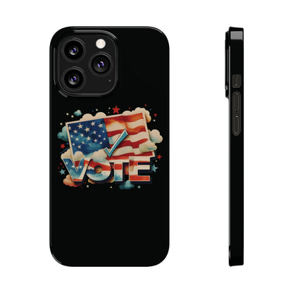 Slim Phone Case | VOTE Watercolor Design | US Elections