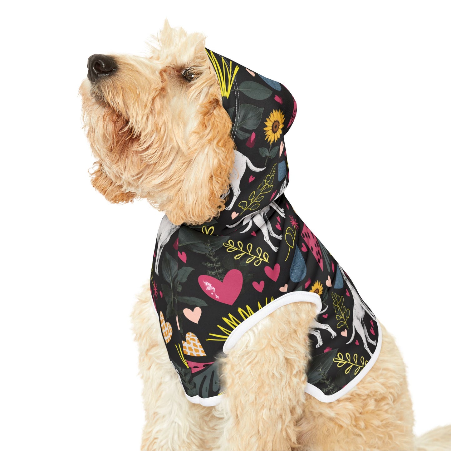 Pet Hoodie | for Dogs and Cats | Hearts & Tails Design