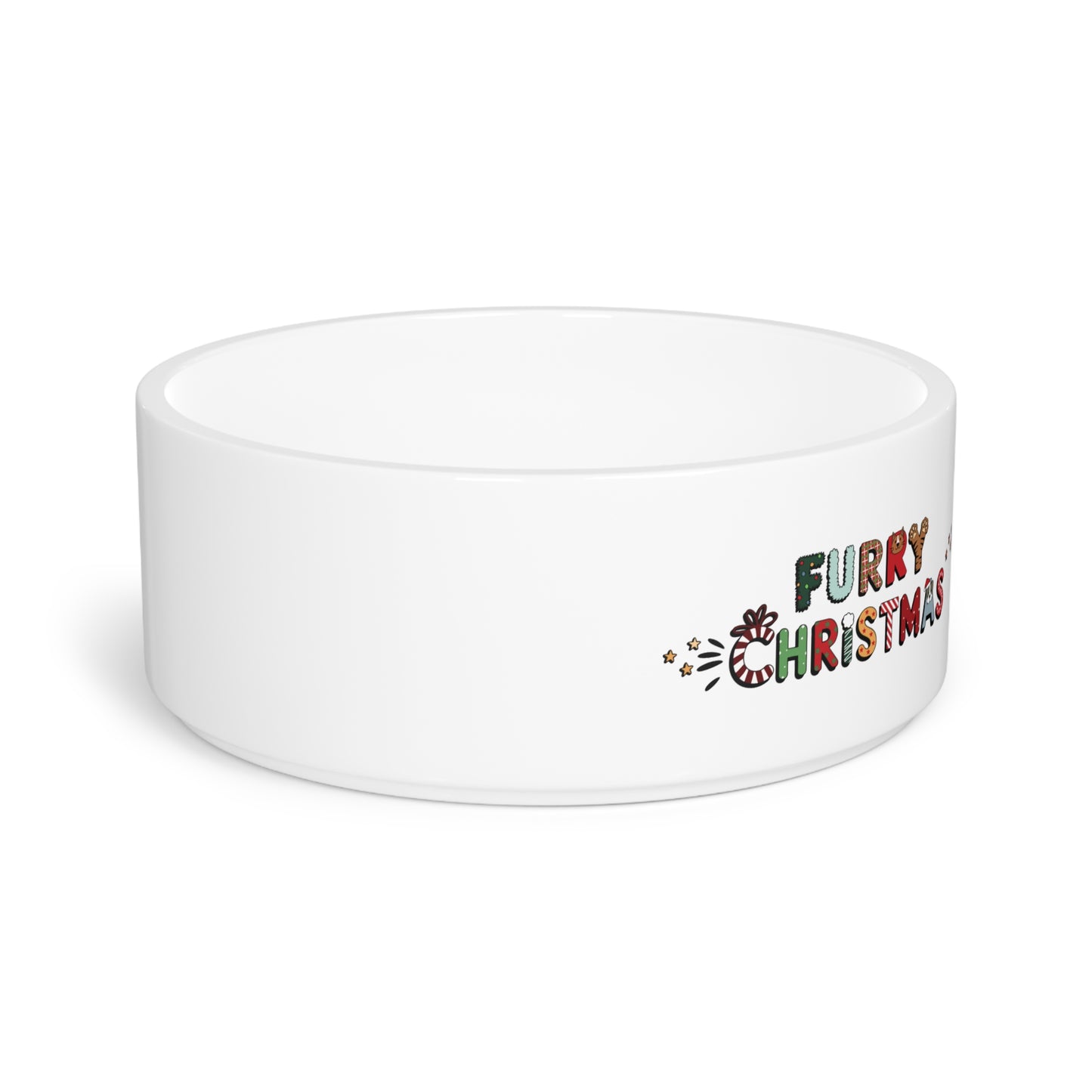 Pet Bowl 16oz (473ml) | Furry Christmas Design | 8 colors