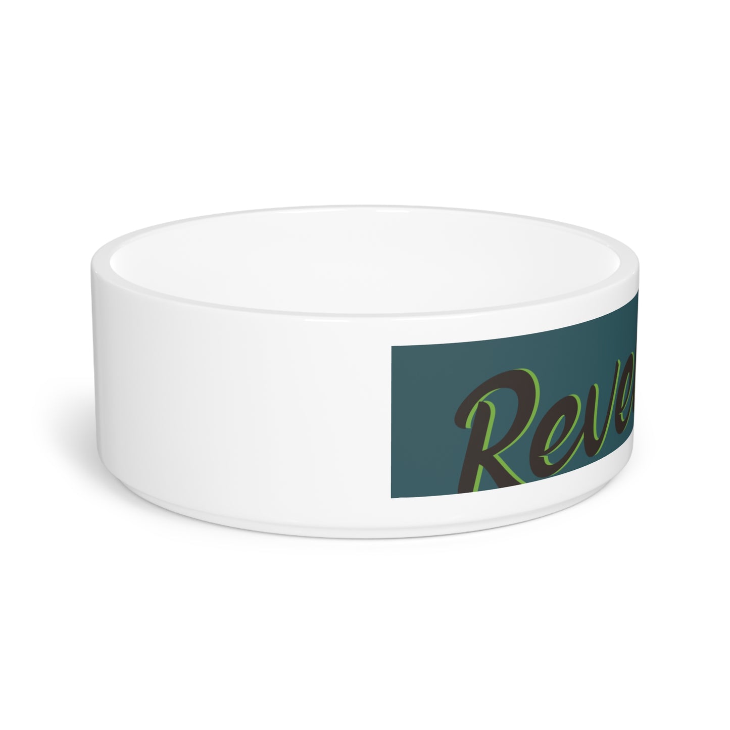 Pet Bowl 16oz (473ml) | Turquoise & Brown RevelMates Design