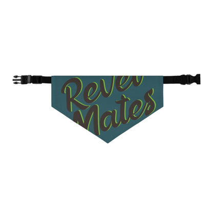 Pet Bandana Collar | Turquoise & Brown RevelMates Design