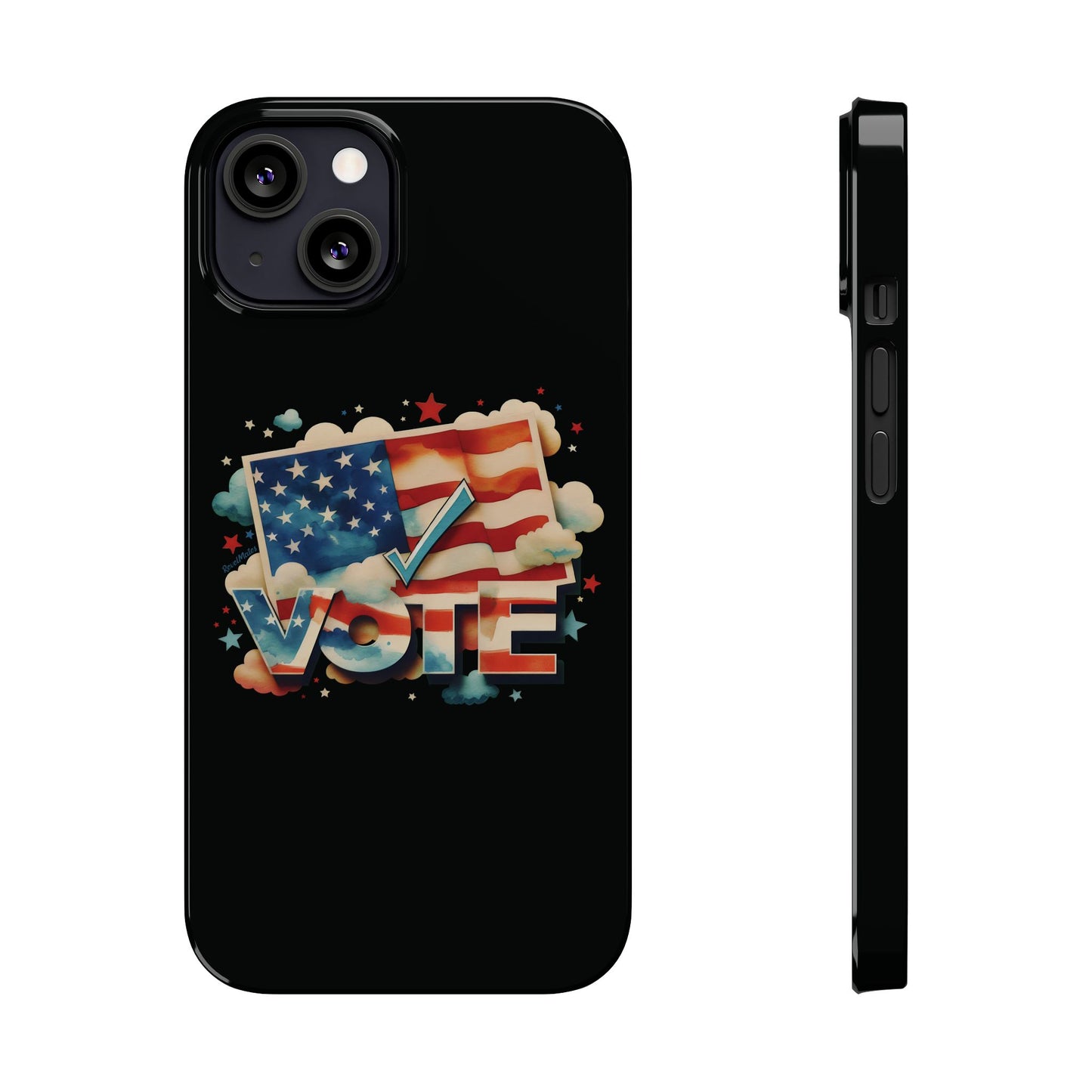 Slim Phone Case | VOTE Watercolor Design | US Elections