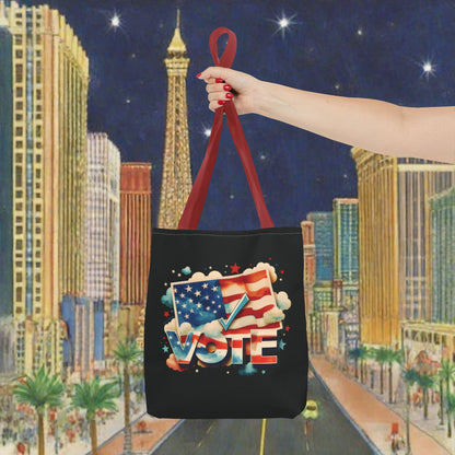 Tote Bag | All Over Print Bag | VOTE Watercolor Design | US Elections | 2 colors