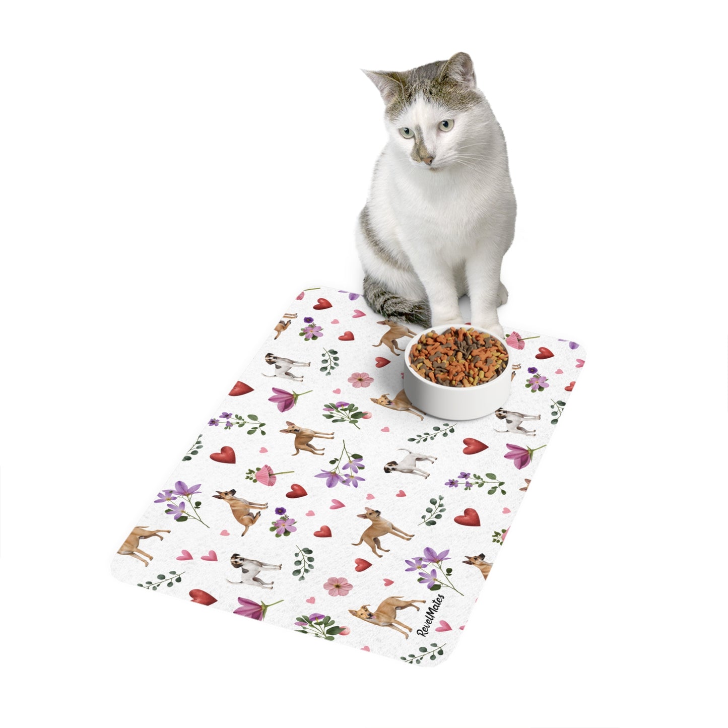 Pet Food Mat | for Dogs, Cats and all beloved Pets | Puppy Love