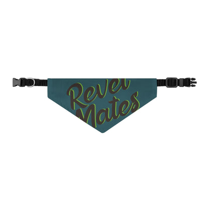 Pet Bandana Collar | Turquoise & Brown RevelMates Design