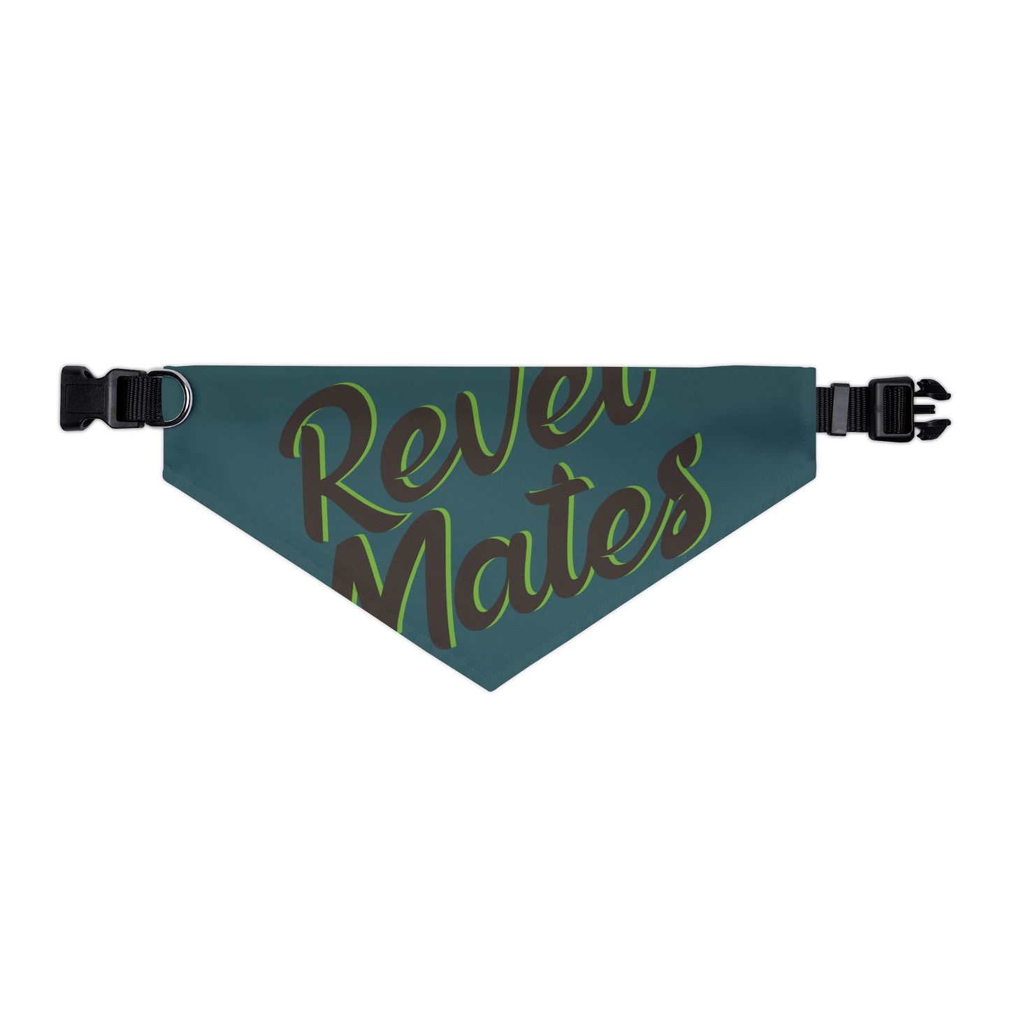 Pet Bandana Collar | Turquoise & Brown RevelMates Design