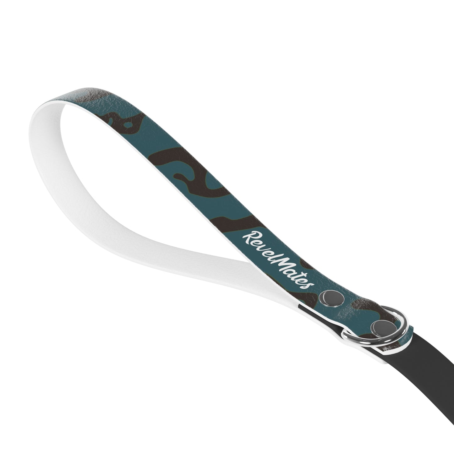 Pet Leash | Camouflage Turquoise & Brown Design