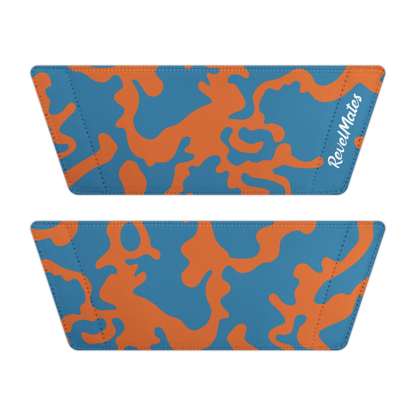 Men's Removable Strap Sandals | Camouflage Blue & Orange Design | 2 colors