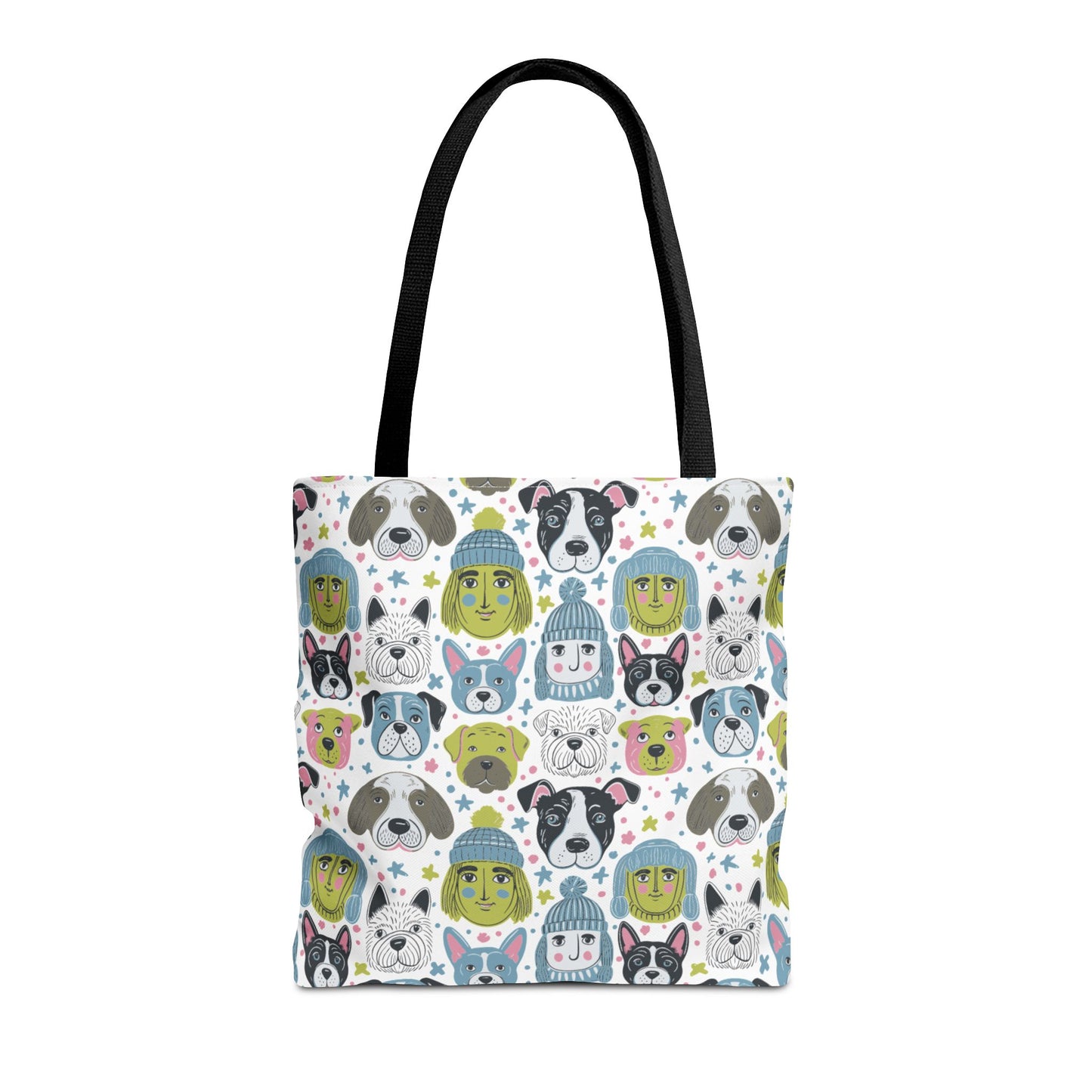 Tote Bag | Winter Doggies Design