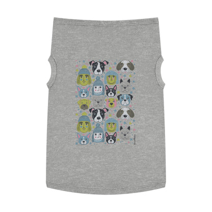 Pet T-Shirt | Winter Doggies Design