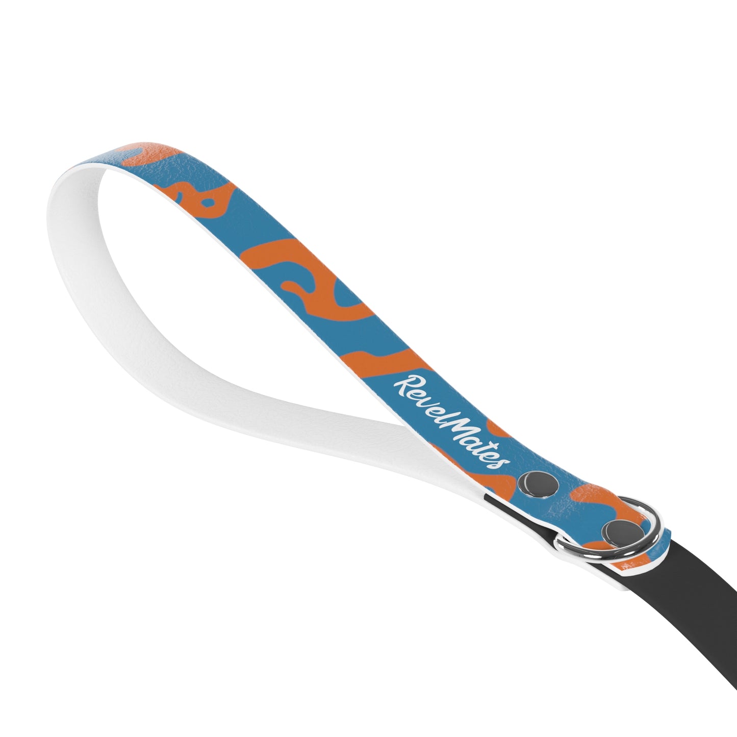 Pet Leash | Camouflage Blue & Orange Design