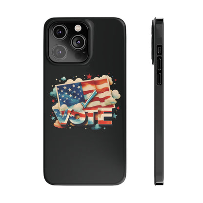 Slim Phone Case | VOTE Watercolor Design | US Elections