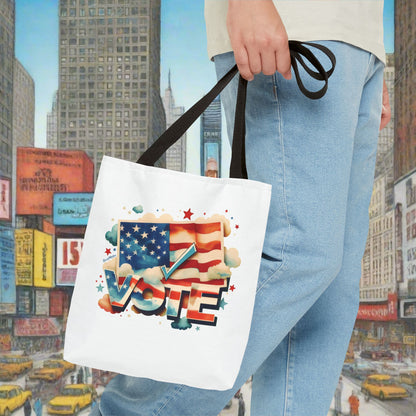 Tote Bag | All Over Print Bag | VOTE Watercolor Design | US Elections | 2 colors