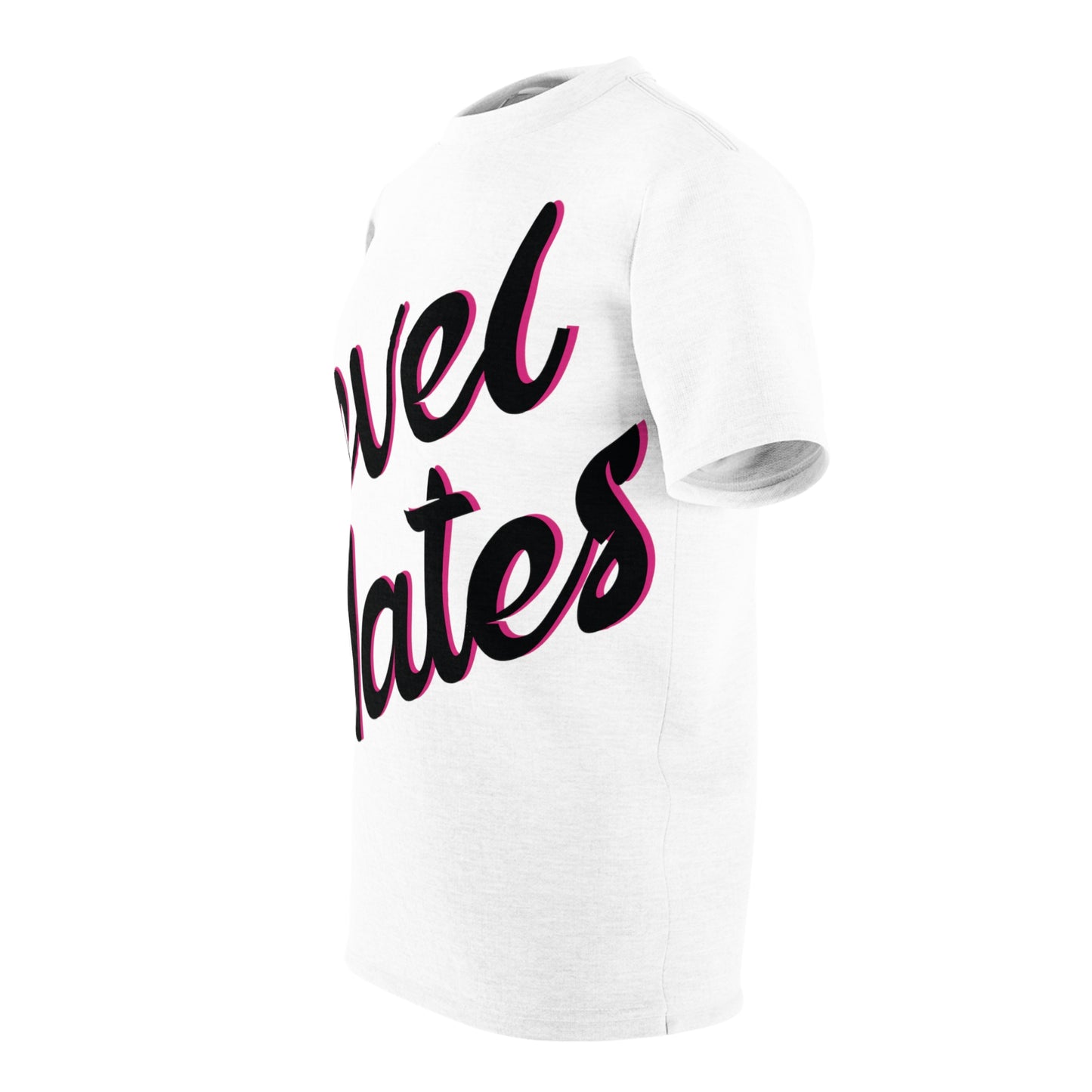 Unisex T-Shirt | All Over Print Tee | White & Black RevelMates Design
