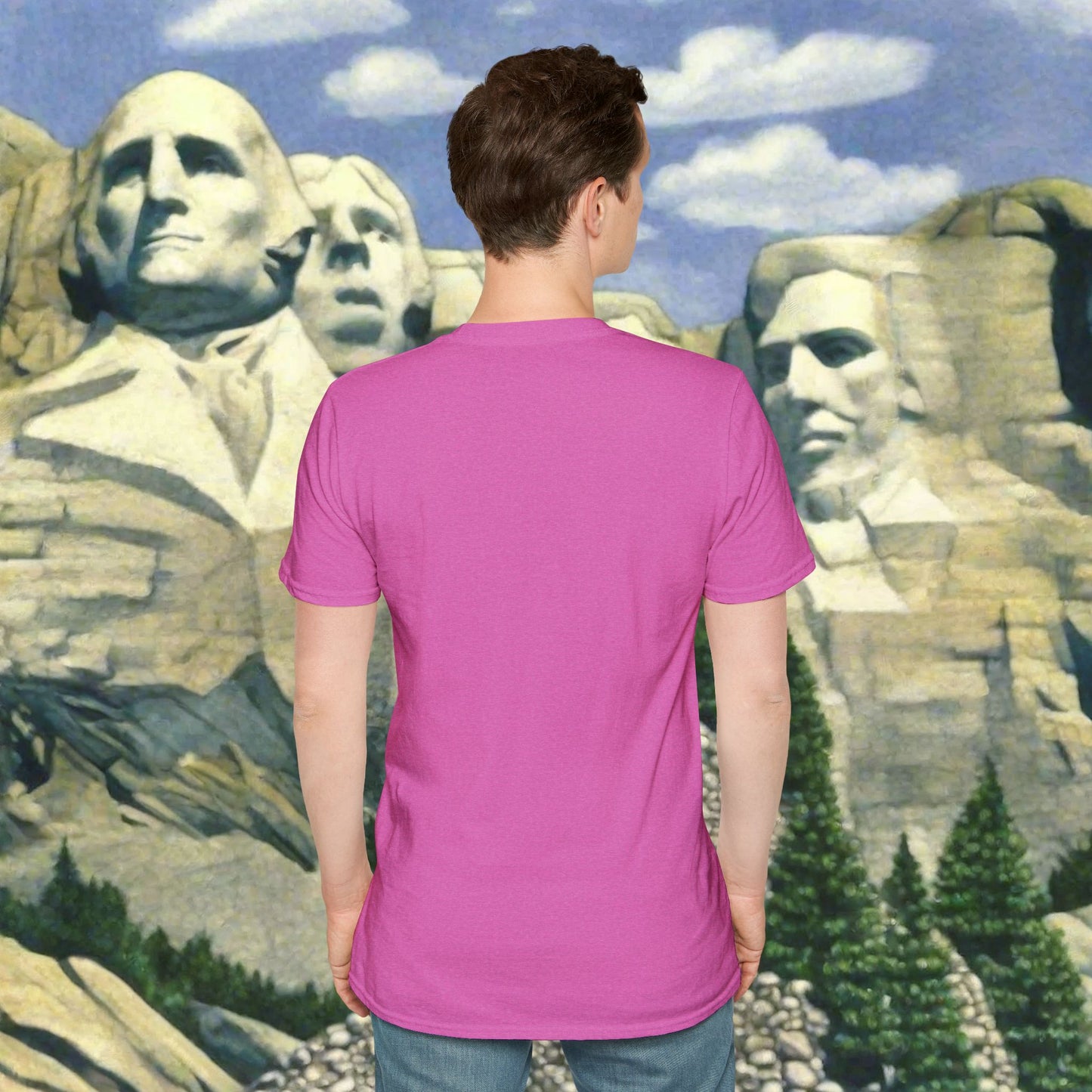 Unisex Softstyle T-Shirt | Heather and Antique Colors | VOTE Watercolor Design | US Elections | 16 colors