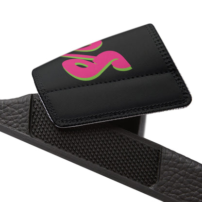 Men's Removable Strap Sandals | Black & Fuchsia RevelMates Design | 2 colors