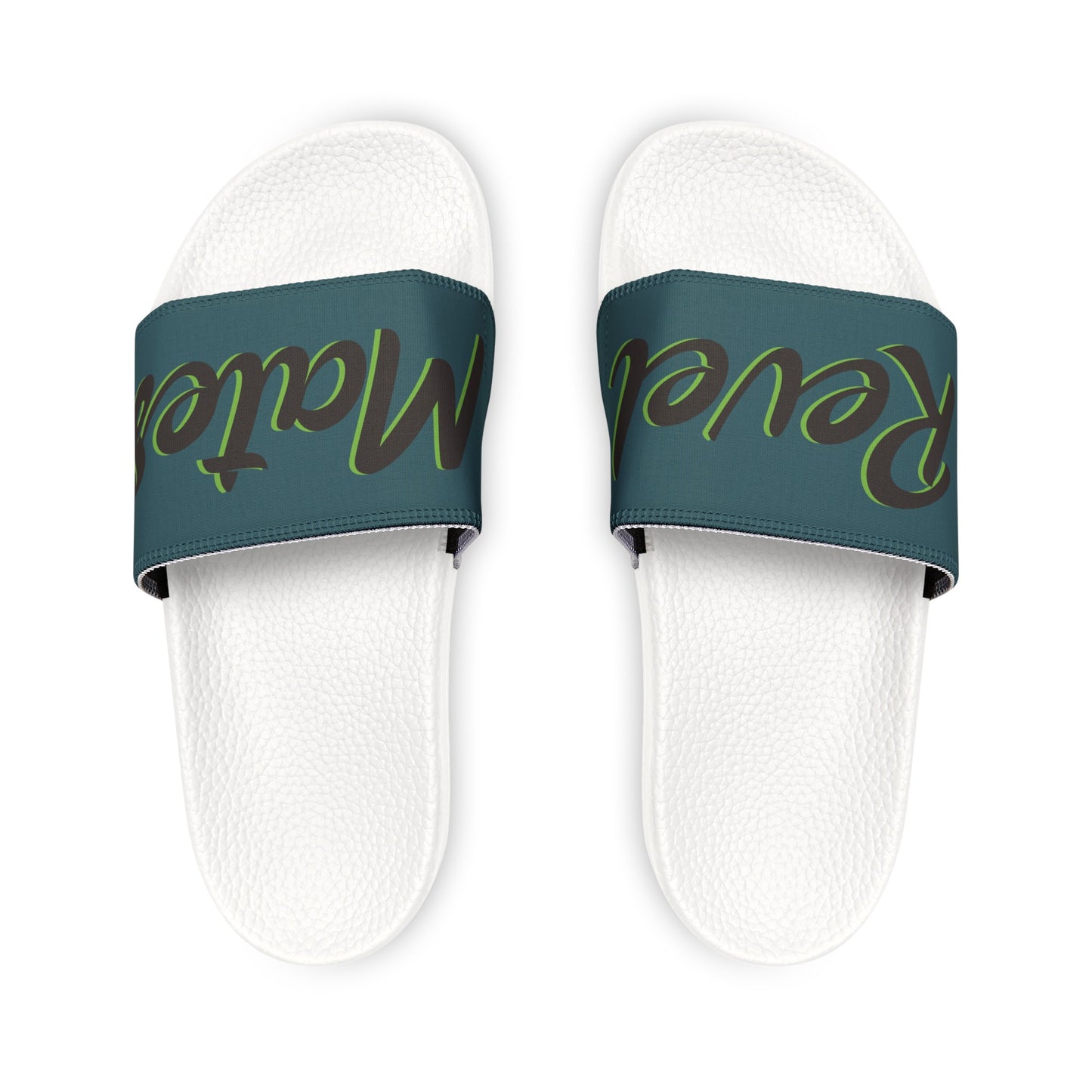 Men's Removable Strap Sandals | Turquoise & Brown RevelMates Design | 2 colors