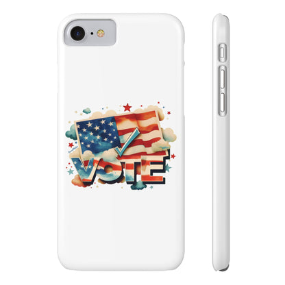 Slim Phone Case | VOTE Watercolor Design | US Elections