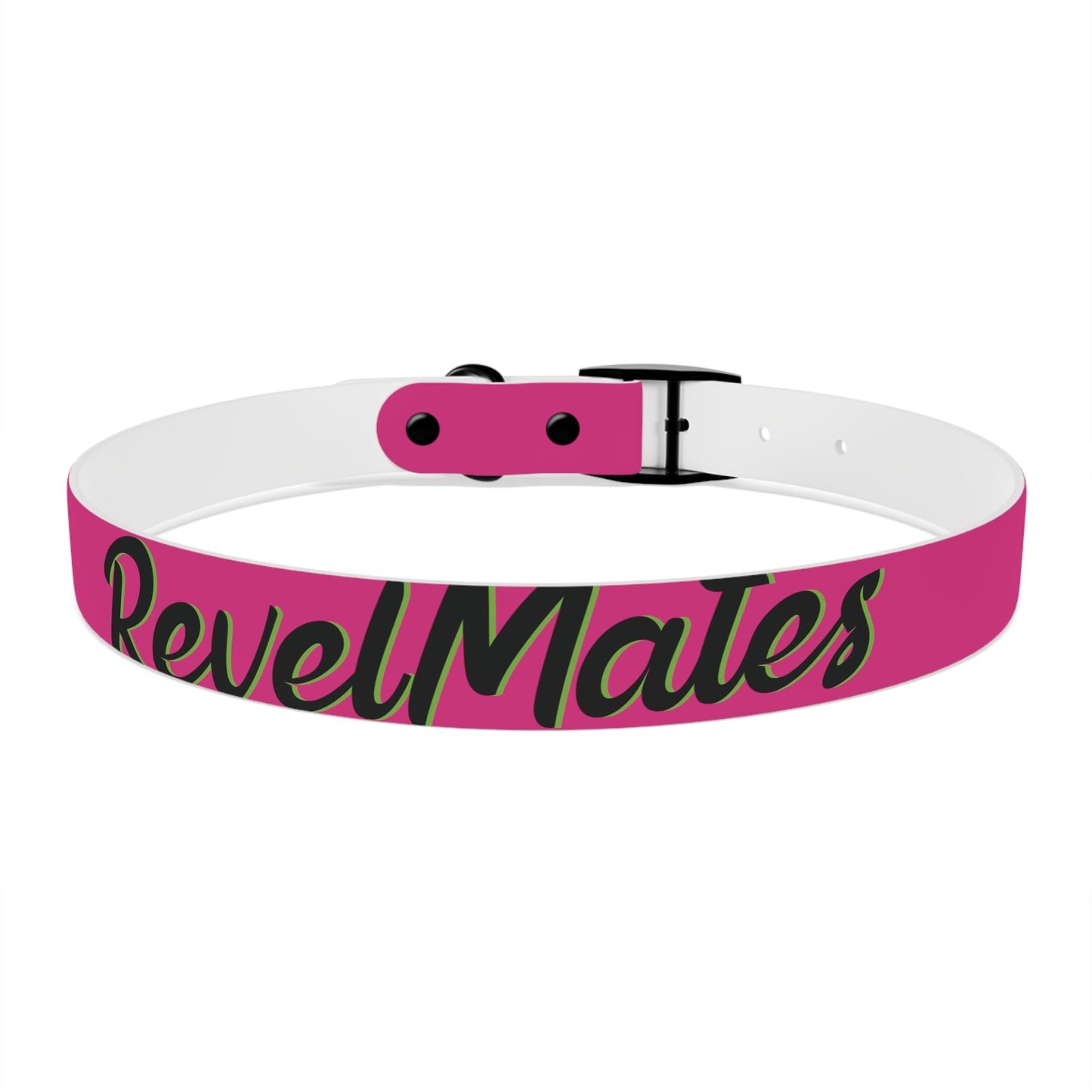 Pet Collar | Fuchsia & Black RevelMates Design