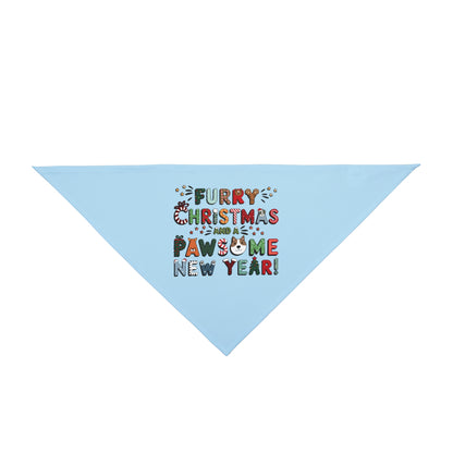 Pet Bandana | Furry Christmas Design | 8 colors