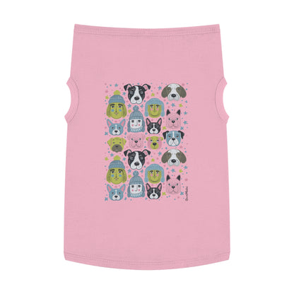 Pet T-Shirt | Winter Doggies Design