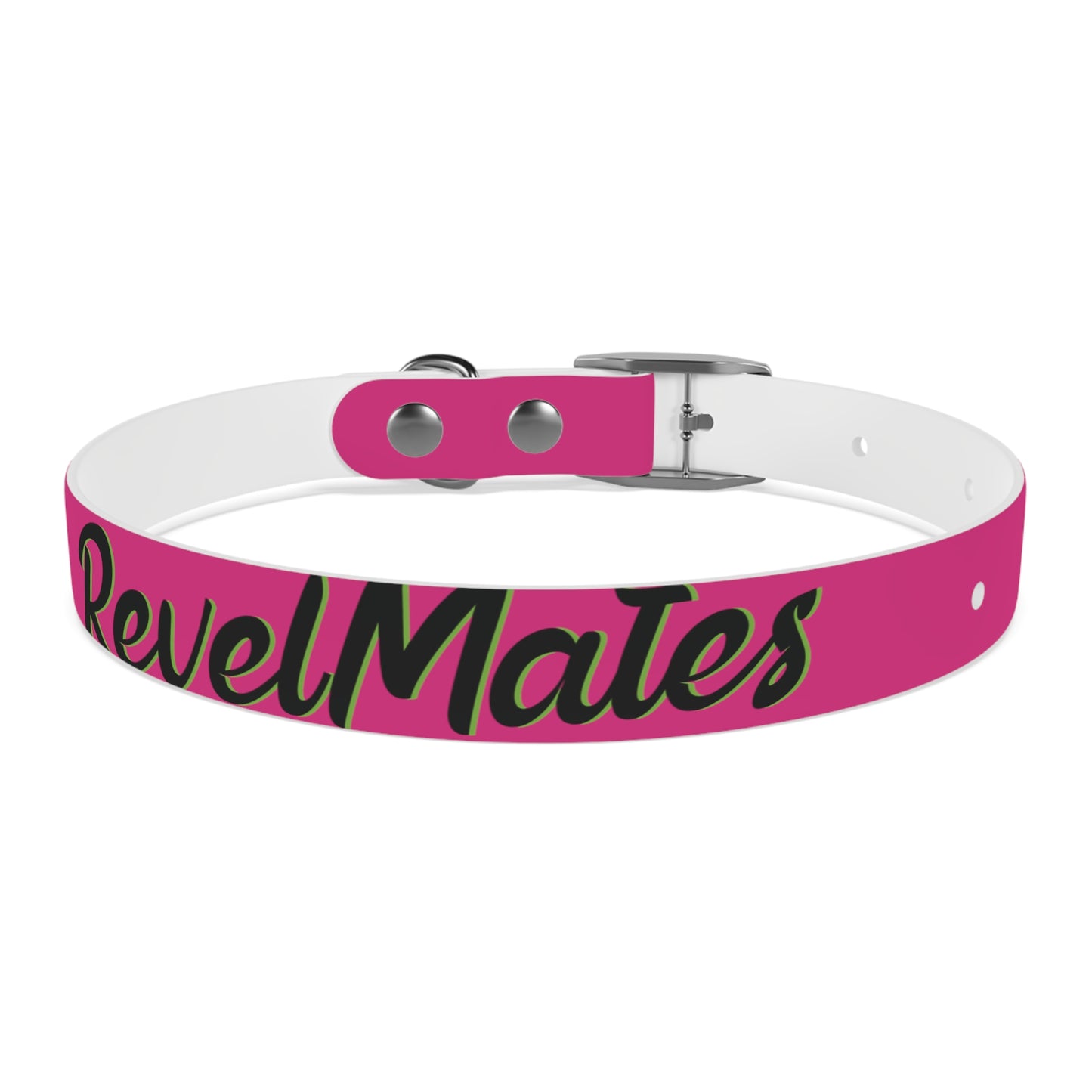 Pet Collar | Fuchsia & Black RevelMates Design